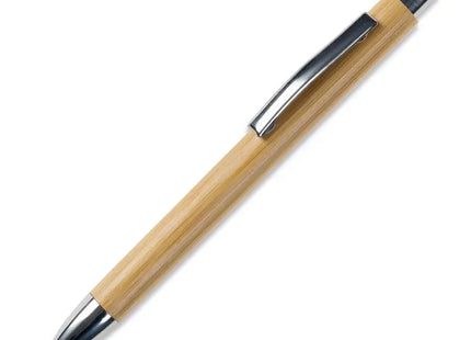Premium Bambus Stift New York mit Touch-Funktion - Schwarz - Nachhaltiger Schreibstift für Büro und Alltag TK Gruppe® Grosshandel 