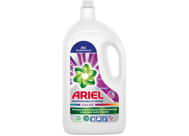 Premium Color-Safe Laundry Liquid, 3.5L - 70 Washes - Ariel Professional Detergent TK Gruppe® Grosshandel 