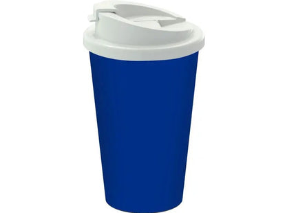 Premium Deluxe Kaffeebecher 350ml in Standard-Blau und Weiß: Stilvoll & Vielseitig TK Gruppe® Grosshandel 