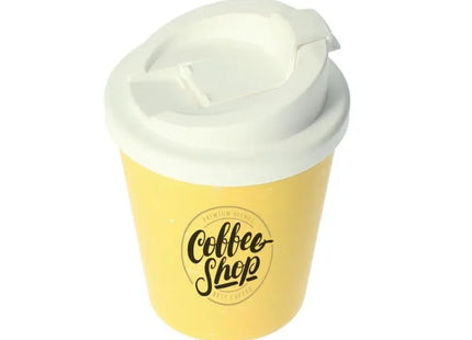 Premium Deluxe Kaffeebecher Small 250ml in Standard-Blau und Weiß: Kompakt & Stilvoll TK Gruppe® Grosshandel 