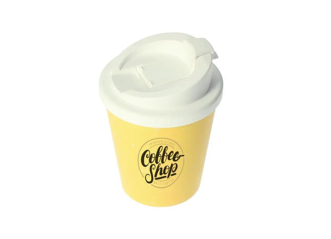 Premium Deluxe Kaffeebecher Small 250ml in Standard-Blau und Weiß: Kompakt & Stilvoll TK Gruppe® Grosshandel 