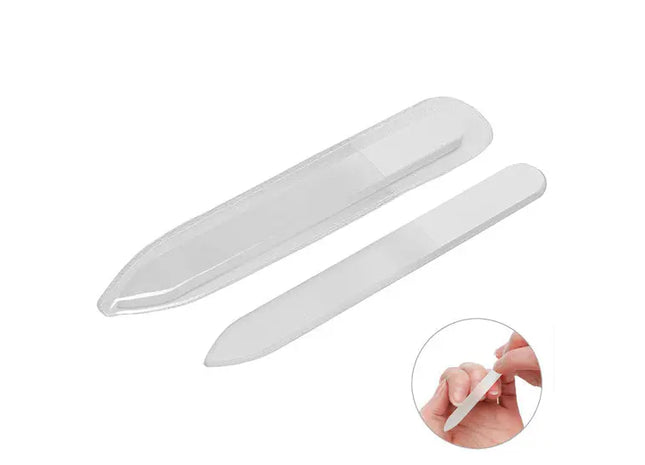 Premium Glasnagelfeile in Weiß – Sanft & Effizient für Nagelpflege TK Gruppe® Grosshandel 
