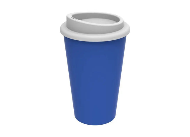 Premium Kaffeebecher 350ml in Standard-Blau und Weiß: Stilvoll & Vielseitig TK Gruppe® Grosshandel 