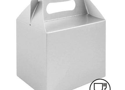 Premium-Lunchbox in Silber, 14 L x 9,5 B x 12 H cm – robuste Bento-Box für Schule und Büro TK Gruppe® Grosshandel 