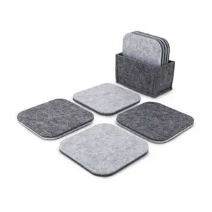 Premium ROMINOX Untersetzer Set - Renova (8 Stück) Hochwertige Glasuntersetzer Elegantes Design TK Gruppe® Grosshandel 