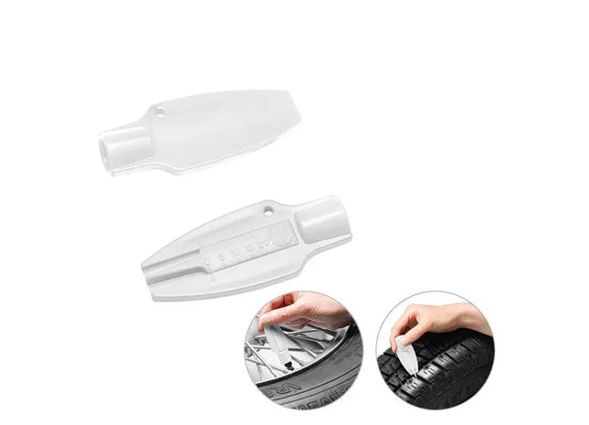 Premium Reifenprofil Tiefenmesser in Schneeweiß – Präzise & Benutzerfreundlich TK Gruppe® Grosshandel 