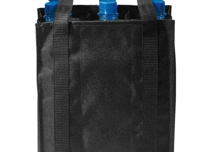 Premium Schwarz Flaschentasche - Elegantes & Praktisches Design TK Gruppe® Grosshandel 
