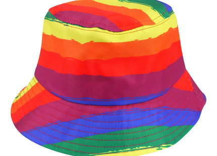Pride Party Eimerhut Für Erwachsene - Buntes LGBTQ+ Feier Accessoire TK Gruppe® Grosshandel 