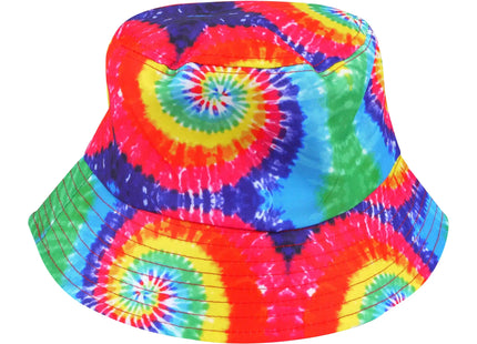 Pride Party Eimerhut Mit Kreisen Für Erwachsene - Buntes LGBTQ+ Festival Accessoire TK Gruppe® Grosshandel 