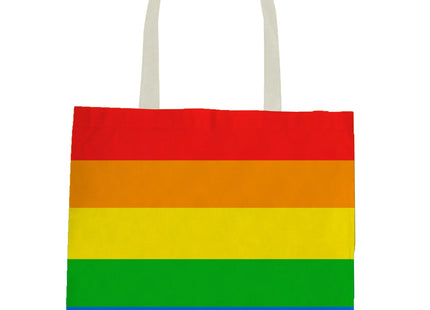 Pride Tasche 40x40 cm – Bunte Umhängetasche, Regenbogen-Motiv, Vielseitig & Trendig TK Gruppe® Grosshandel 