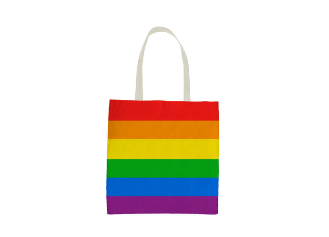 Pride Tasche 40x40 cm – Bunte Umhängetasche, Regenbogen-Motiv, Vielseitig & Trendig TK Gruppe® Grosshandel 