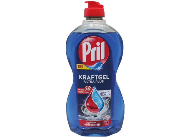 Pril Kraft-Gel Ultra Plus Geschirrspülmittel 450ml: Exzellente Fettlösekraft TK Gruppe® Grosshandel 