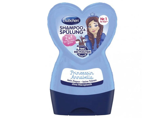 Princess 2in1 Kinder Shampoo & Spülung, Sanfte Pflegeformel TK Gruppe® Grosshandel 