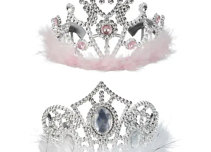 Princess Feather Crown Set, 3-Pack, Majestic Dress-Up Accessories TK Gruppe® Grosshandel 