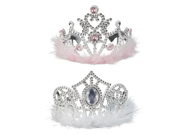 Princess Feather Crown Set, 3-Pack, Majestic Dress-Up Accessories TK Gruppe® Grosshandel 
