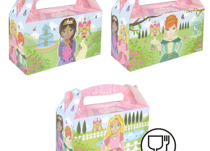 Prinzessin Lunchbox, 3 Sorten, 22,5L x 9,5B x 12H cm, Brotbox für Kinder TK Gruppe® Grosshandel 