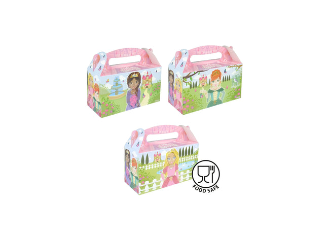 Prinzessin Lunchbox, 3 Sorten, 22,5L x 9,5B x 12H cm, Brotbox für Kinder TK Gruppe® Grosshandel 