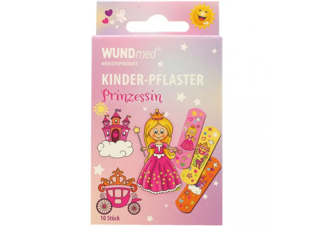 Prinzessin Verbandpflaster für Kinder, 10 Stück, 63x19 mm TK Gruppe® Grosshandel 