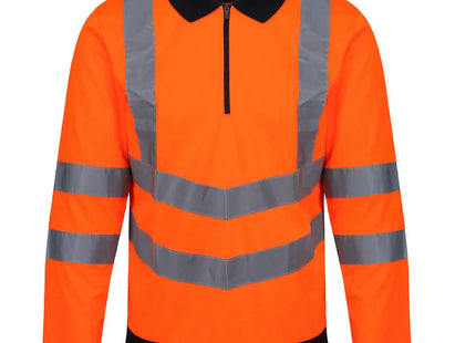 Pro Hi Vis Poloshirt LS TK Gruppe® Grosshandel 