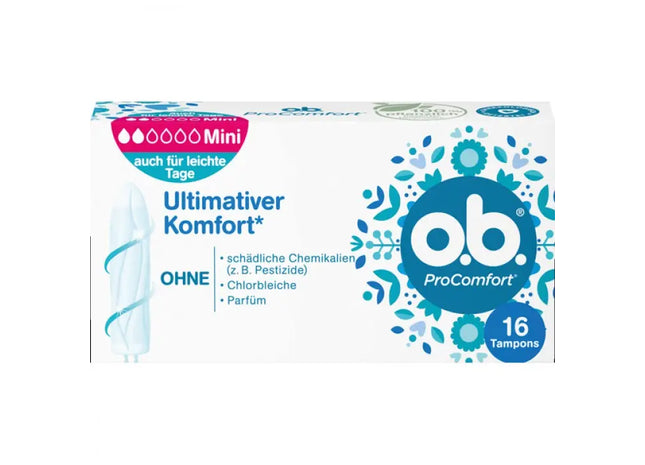 ProComfort Mini Tampons, 16er Pack: Diskreter Schutz für leichte Tage TK Gruppe® Grosshandel 