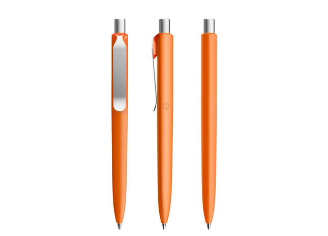 Prodir DS8 PSR Soft Touch Kugelschreiber mit Metallclip in Orange - Komfort & Stil TK Gruppe® Grosshandel 