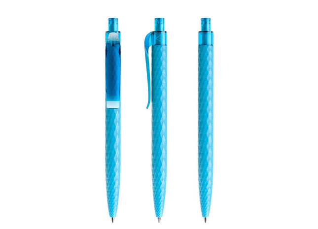 Prodir QS01 PMT Druck-Kugelschreiber in Cyanblau - Stilvoller Bürostift TK Gruppe® Grosshandel 