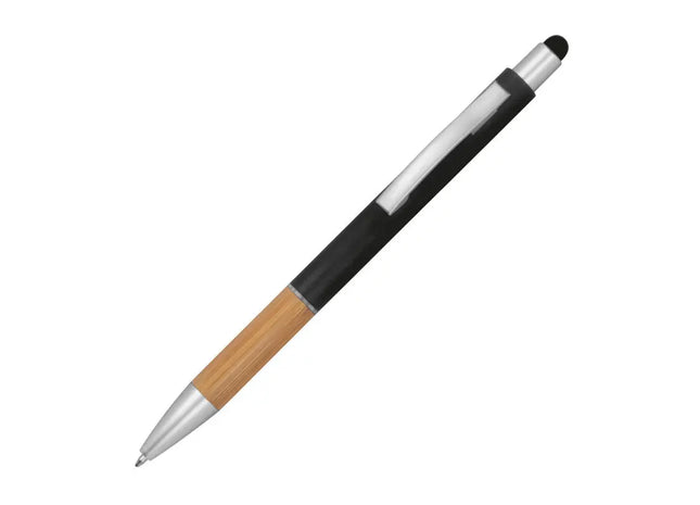 Produktiver Titel für SEO: Hochwertiger schwarzer Touch-Kugelschreiber Tripoli – Multifunktionaler Stift, stilvoll und praktisch TK Gruppe® Grosshandel 