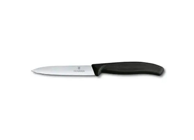 Professionelles Gemüsemesser 10cm in Schwarz - Präzise & Langlebig TK Gruppe® Grosshandel 
