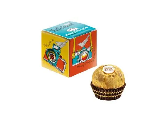 Promo-Würfel Mini mit Ferrero Rocher – mit Ihrem Druck TK Gruppe® Grosshandel 