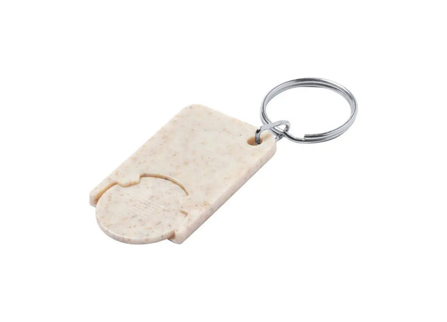 Prook Schlüsselanhänger mit Einkaufswagenchip - Naturlook, Ökofreundlich TK Gruppe® Grosshandel 