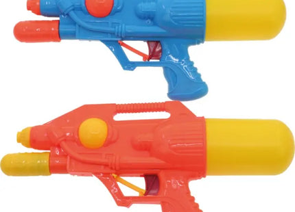 Pump-Wasserpistole 32.5cm, 2 Farben sortiert, mit großem Tank - Spaß für draußen TK Gruppe® Grosshandel 