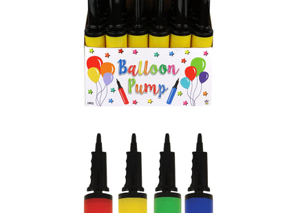 Pumpballon 30cm, 4 verschiedene Farben, Partydekoration TK Gruppe® Grosshandel 