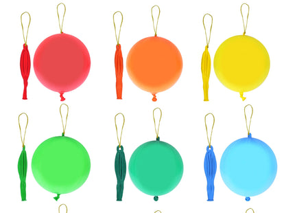 Punchballoons 9Er-Pack - Bunte Farbauswahl TK Gruppe® Grosshandel 