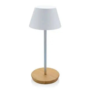 Pure Glow USB-Tischleuchte - Weiß, Aus RCS Recyceltem Kunststoff TK Gruppe® Grosshandel 
