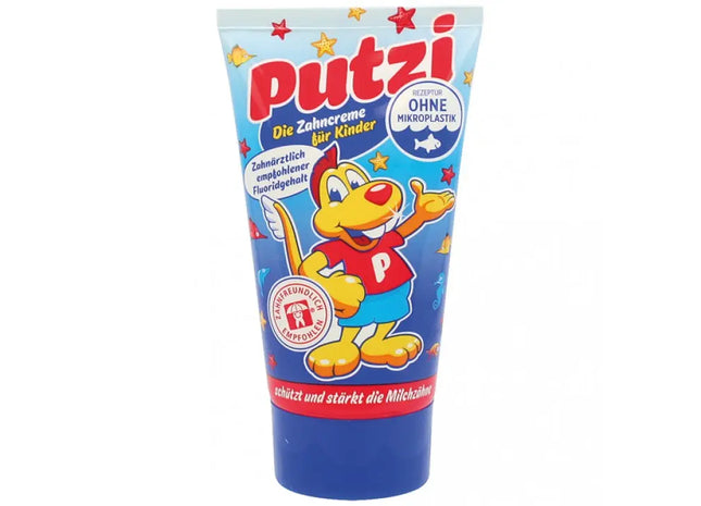 Putzi Kinderzahnpasta, 50ml mit Calcium - Sanfte Pflege für Milchzähne TK Gruppe® Grosshandel 