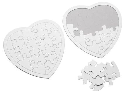 Puzzle Herz - Weiß: Romantisches Puzzle für liebevolle Stunden allein oder zu zweit TK Gruppe® Grosshandel 