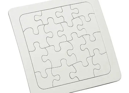 Puzzle Quadrat (16-teilig) - Weiß: Spaß für die ganze Familie TK Gruppe® Grosshandel 