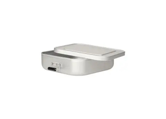 Quadrado Klein Vorratsbehälter - Silber - Kompakt & Robust TK Gruppe® Grosshandel 