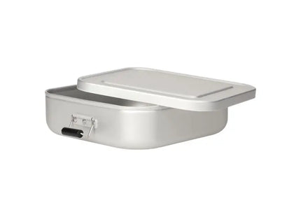 Quadrado Vorratsdose Small in Silber – Kompakt & Stilvoll für Kleinigkeiten TK Gruppe® Grosshandel 