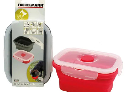 Quadratische Fressnapf 350ml, 13x9.5cm, 3-6cm hoch – Ideal für Haustiere TK Gruppe® Grosshandel 