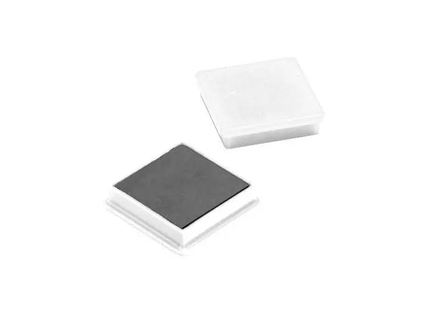 Quadratischer Magnet in Weiß – Moderner Haftmagnet für Büro und Zuhause TK Gruppe® Grosshandel 