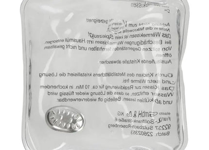 Quadratisches Wärmepad aus transparentem Gel – Vielseitig einsetzbares Therapiekissen TK Gruppe® Grosshandel 