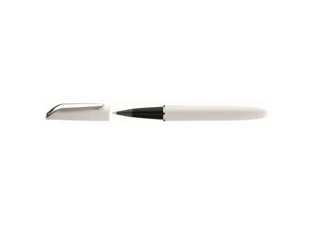 Quantum Pr Rollerball Stift - Schlichtes Weiß für Elegantes Schreiben TK Gruppe® Grosshandel 