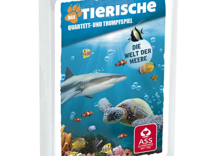 Quartett 'Die Welt der Meere' im Kunststoffetui - Entdecke Meeresbewohner spielerisch TK Gruppe® Grosshandel 