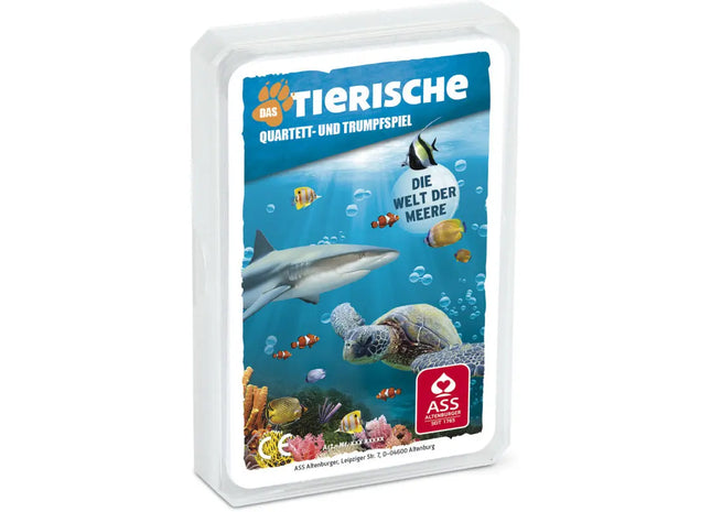 Quartett 'Die Welt der Meere' im Kunststoffetui - Entdecke Meeresbewohner spielerisch TK Gruppe® Grosshandel 