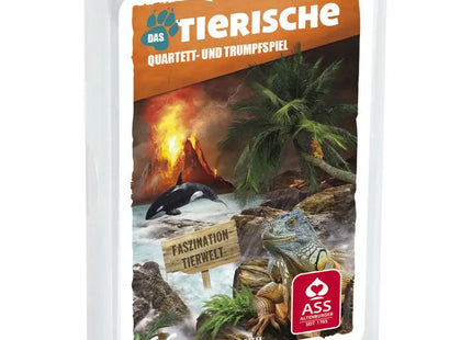 Quartett 'Faszination Tierwelt' im Kunststoffetui - Lerne Tiere aus aller Welt kennen TK Gruppe® Grosshandel 
