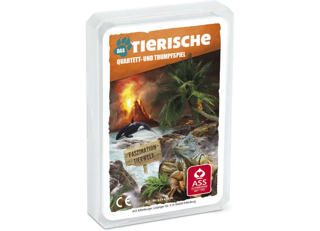 Quartett 'Faszination Tierwelt' im Kunststoffetui - Lerne Tiere aus aller Welt kennen TK Gruppe® Grosshandel 