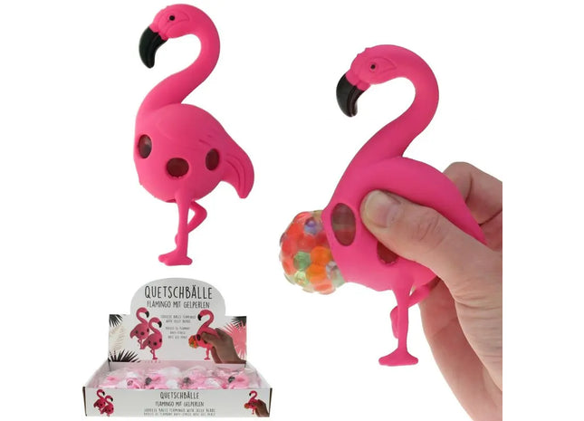 Quetschball "Flamingo", 13 cm TK Gruppe® Grosshandel 