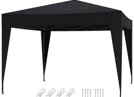 Quick-Set Charcoal Canopy, 3x3m - Portable Pop-Up Pavilion for Outdoor Events TK Gruppe® Grosshandel 