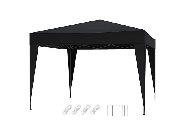 Quick-Set Charcoal Canopy, 3x3m - Portable Pop-Up Pavilion for Outdoor Events TK Gruppe® Grosshandel 